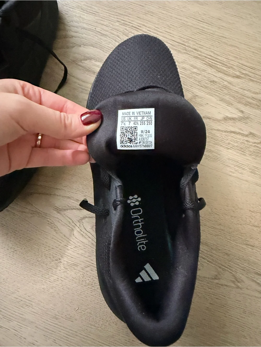 adidas Men's Black Athletic Running Shoes